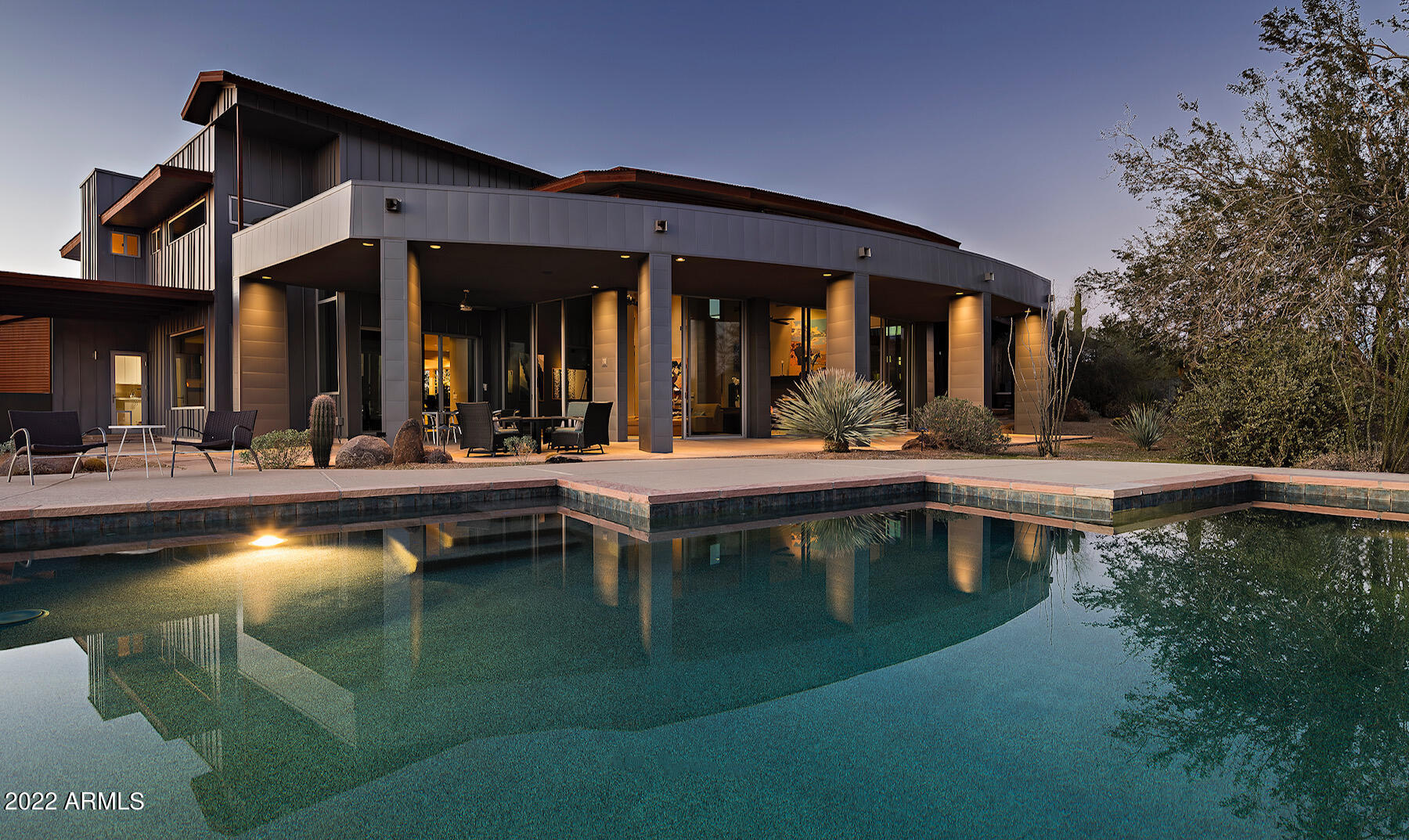 9216 East Jomax Road Scottsdale, AZ 85262 - Photo 35 of 41 Evening Pool