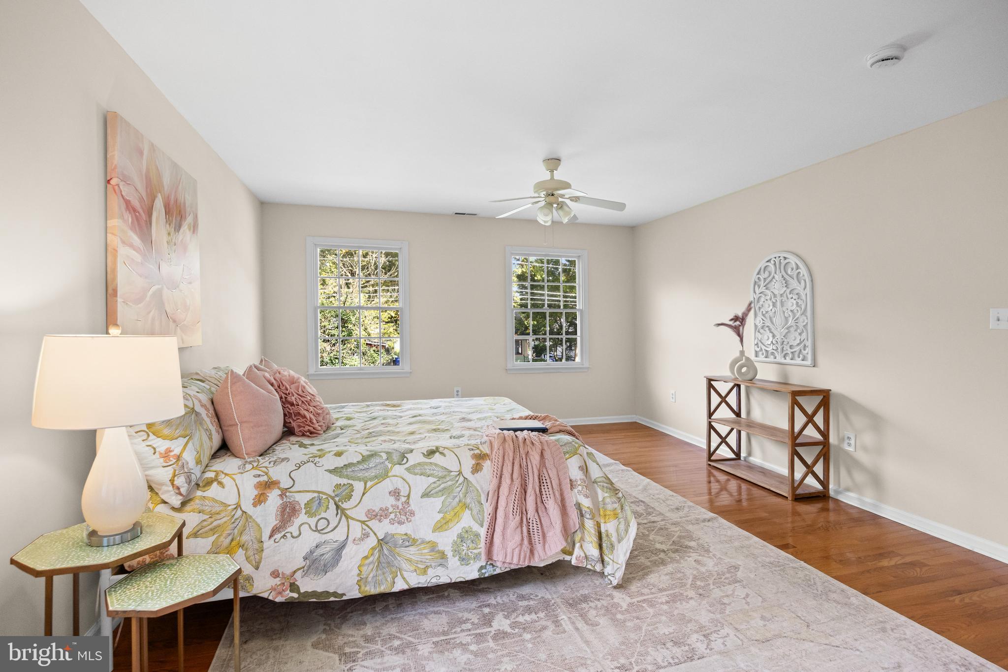 310 South Washington Avenue Moorestown, NJ 08057 - Photo 21 of 37 a bedroom with a bed and wooden floor