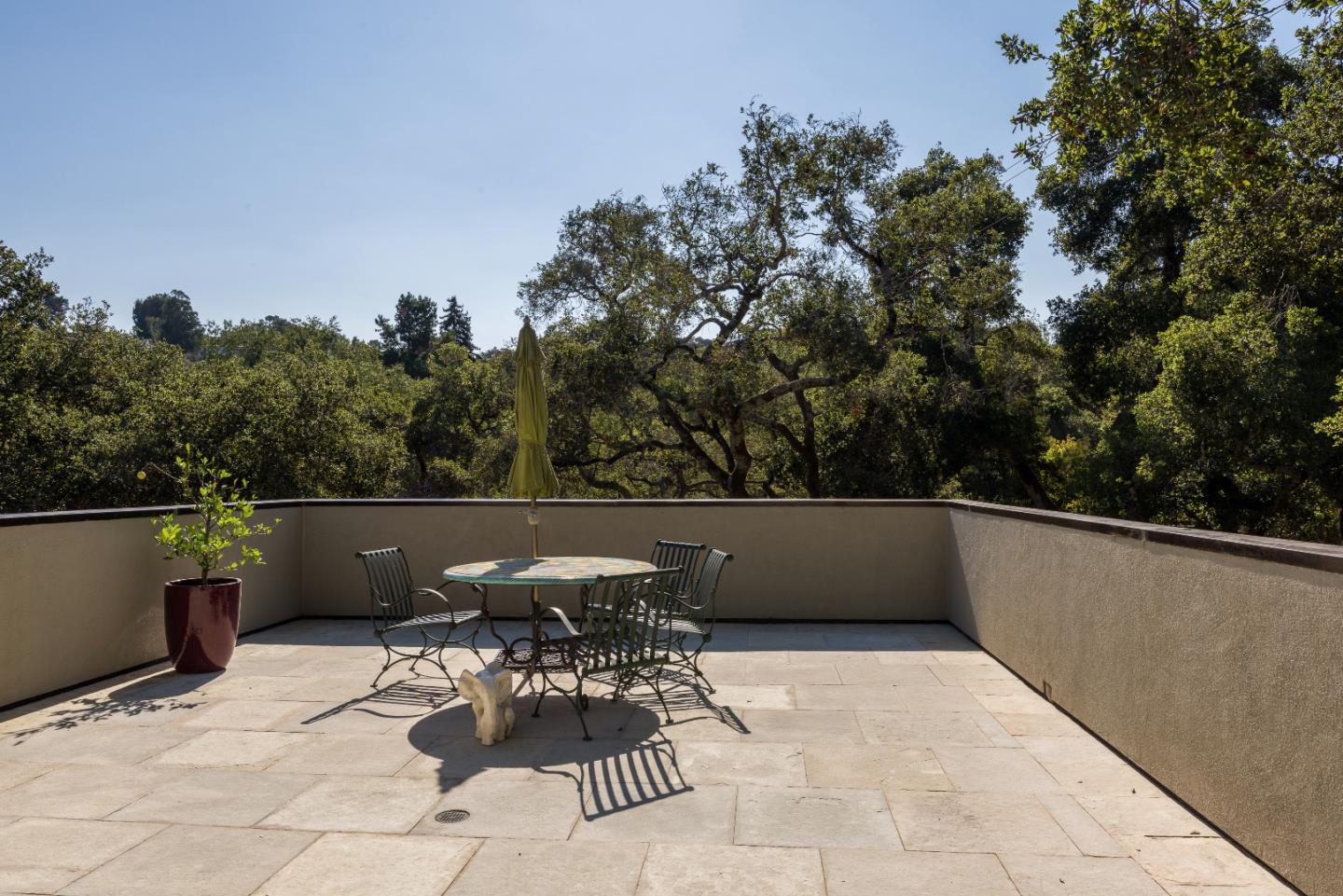 20 Ridgeway Road Hillsborough, CA 94010 - Photo 24 of 31 a view of balcony with furniture