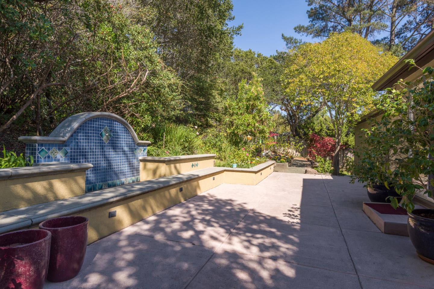 20 Ridgeway Road Hillsborough, CA 94010 - Photo 26 of 31 a view of a yard with a patio