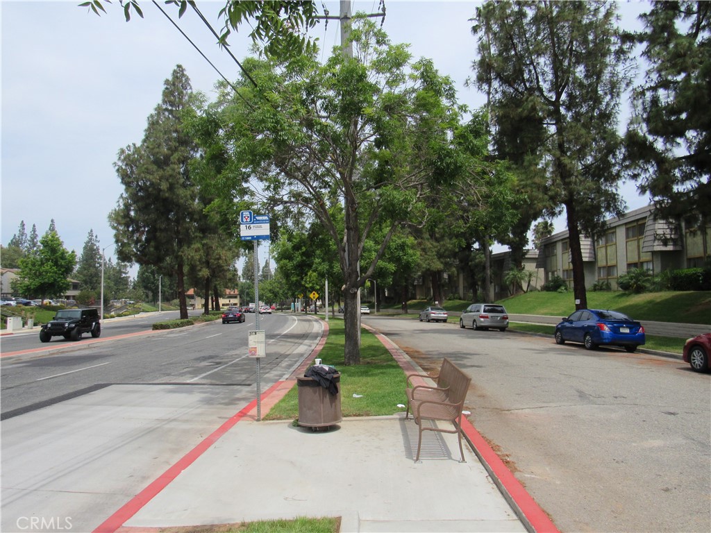568 Vía Pueblo Riverside, CA 92507 - Photo 45 of 46 Bus stop at bottom of hill