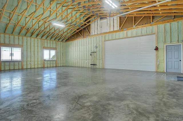 a view of a storage in a room