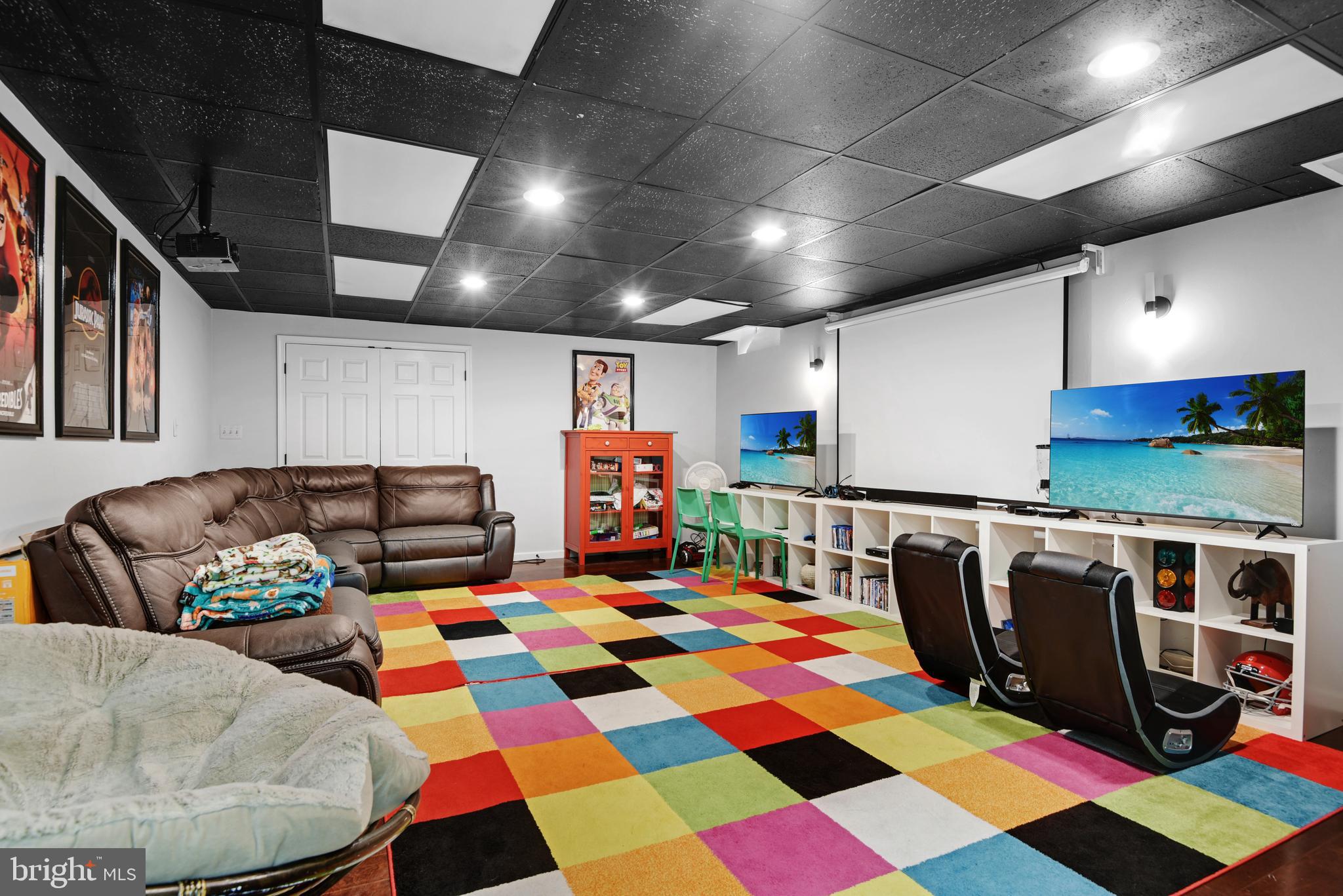 611 Havenhill Road Edgewater, MD 21037 - Photo 44 of 60 Game room/media room lower level