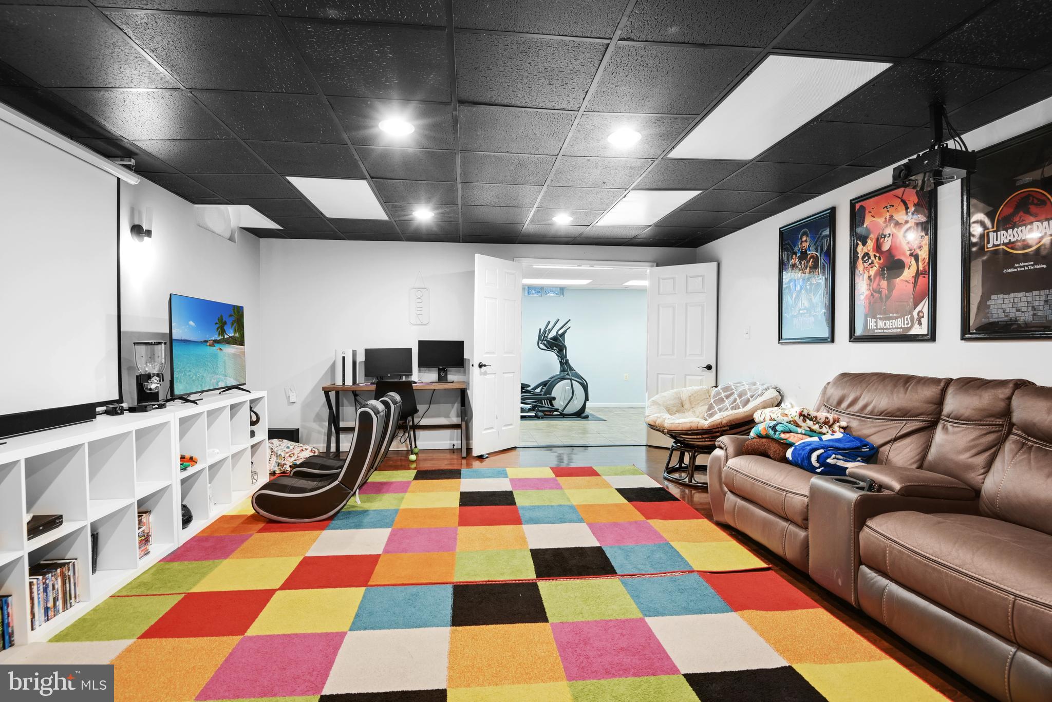 611 Havenhill Road Edgewater, MD 21037 - Photo 45 of 60 Game room /media room lower level view 2