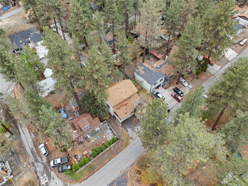 1725 Linnet Road Wrightwood, CA 92397 - Photo 34 of 35 an aerial view of residential house with outdoor space