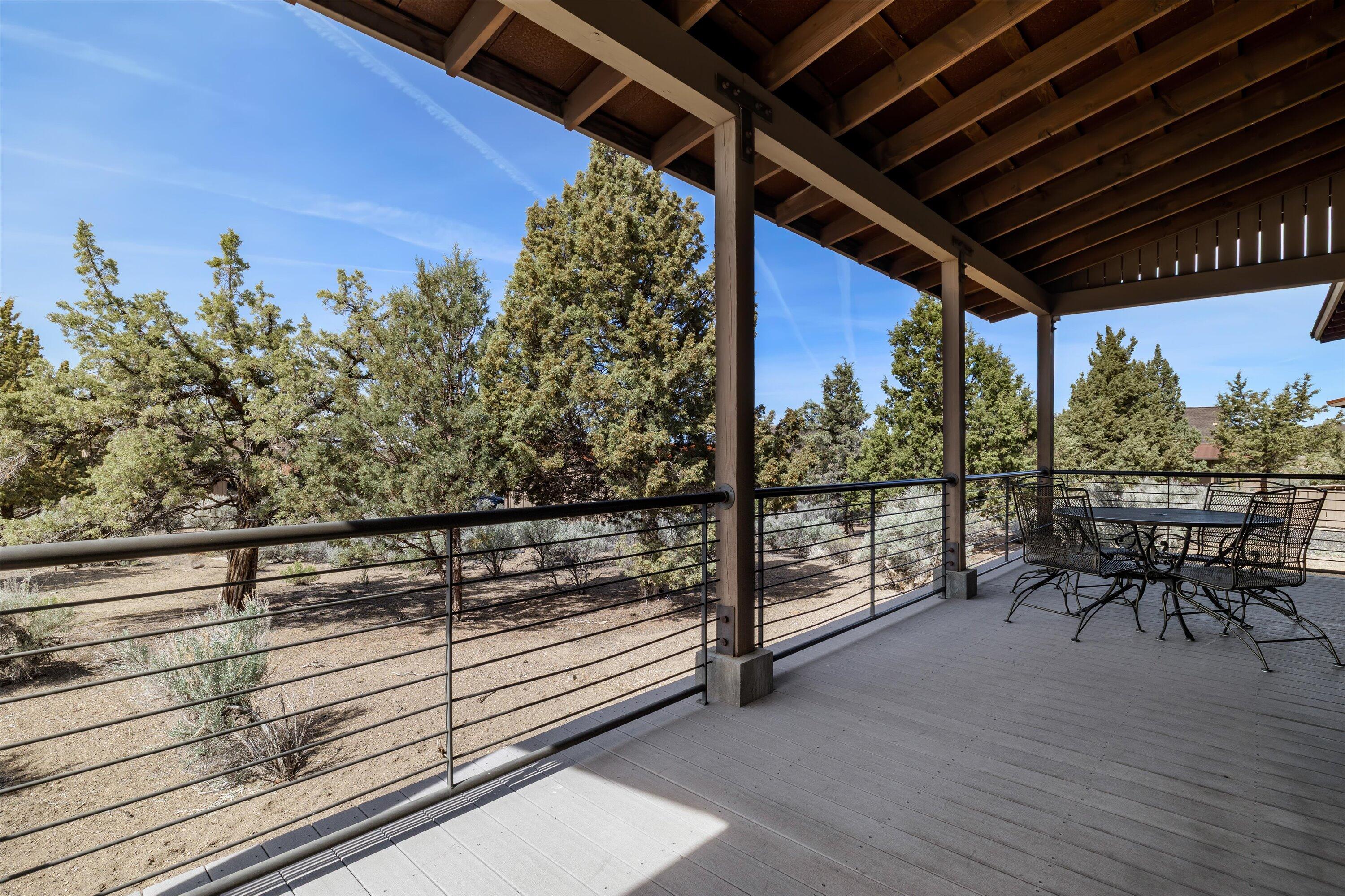 16711 Southwest Brasada Rnch Road, Unit CABIN 73 Powell Butte, OR 97753 - Photo 23 of 36 Covered Back Porch to North