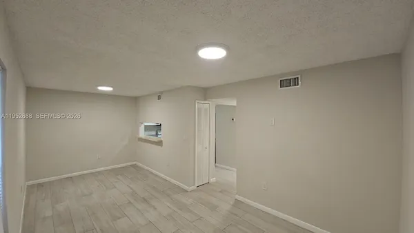 a view of empty room