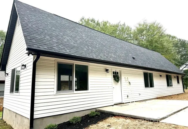 a view of a house with a balcony