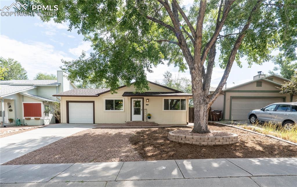 961 Columbine Avenue Colorado Springs, CO 80904 - Photo 2 of 24 a front view of a house with a yard