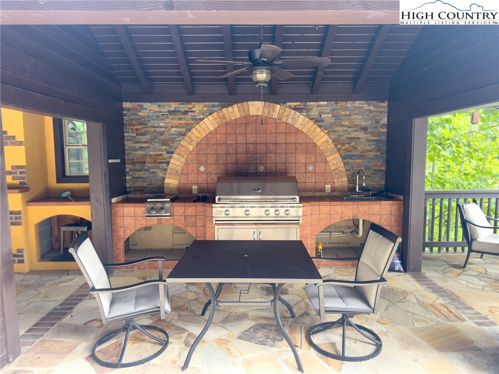 150 Tuscany Ridge Sugar Grove, NC 28679 - Photo 42 of 45 a view of a dining room with furniture window and outside view