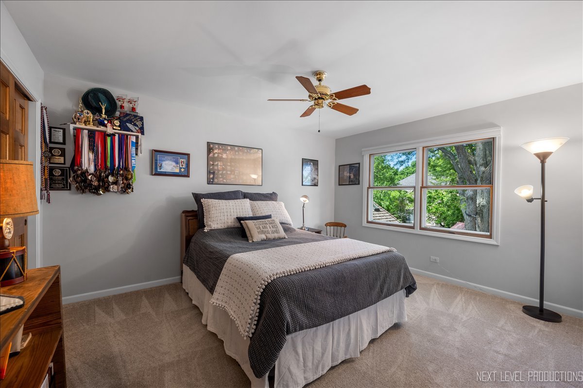 912 Turnbridge Circle Naperville, IL 60540 - Photo 29 of 34 a bedroom with a large bed and a window