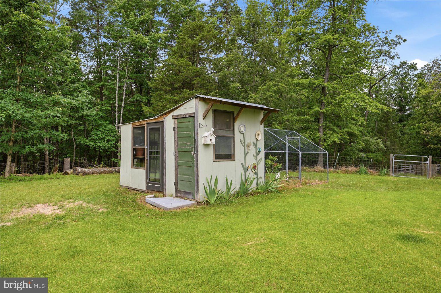 14636 Turner Road Fulks Run, VA 22830 - Photo 55 of 87 Charming garden shed in lush greenery.