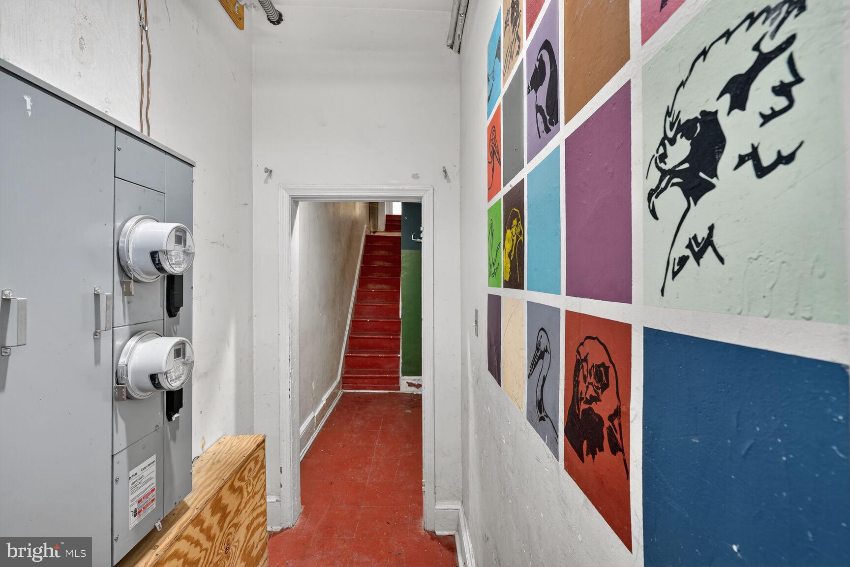 1701 6th Street Northwest Washington, DC 20001 - Photo 19 of 23 a view of a hallway with windows and stairs