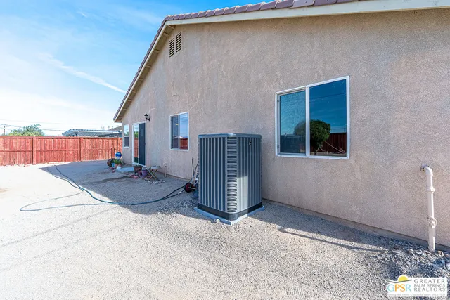a backyard of a house