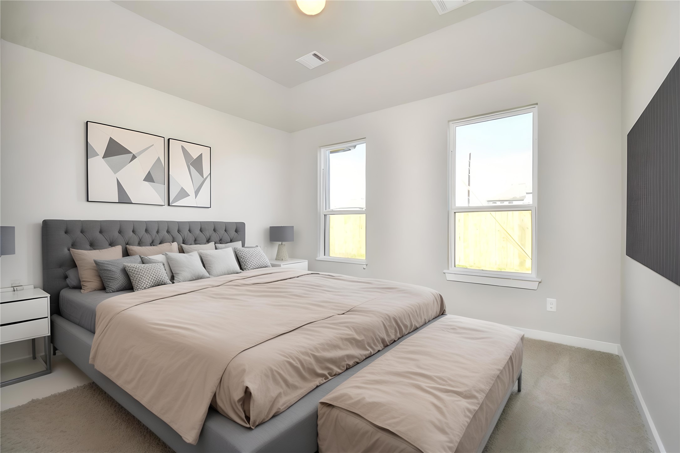 15111 Statice Trail Houston, TX 77044 - Photo 19 of 35 *Virtually Staged* Primary Bedroom. Sample photo of completed home with similar floor plan. Actual colors and selections may vary.
