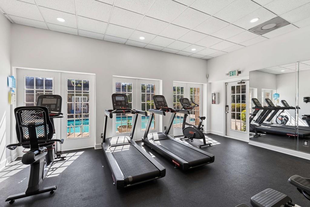 6980 Roswell Road, Unit C13 Atlanta, GA 30328 - Photo 46 of 49 a view of a room with gym equipment