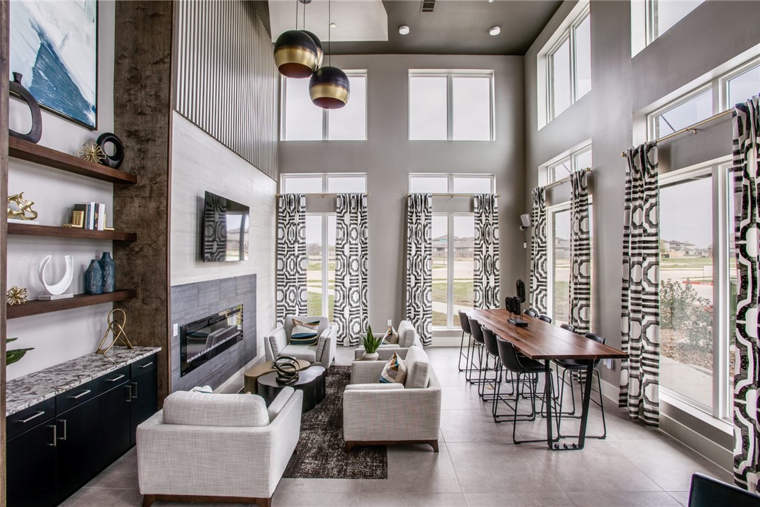 950 Town Lake Drive, Unit 1219 College Station, TX 77845 - Photo 15 of 20 a living room with furniture and a fireplace
