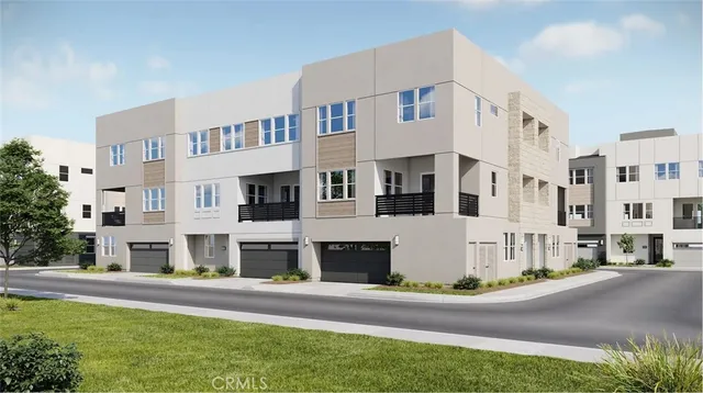 front view of a house with a street