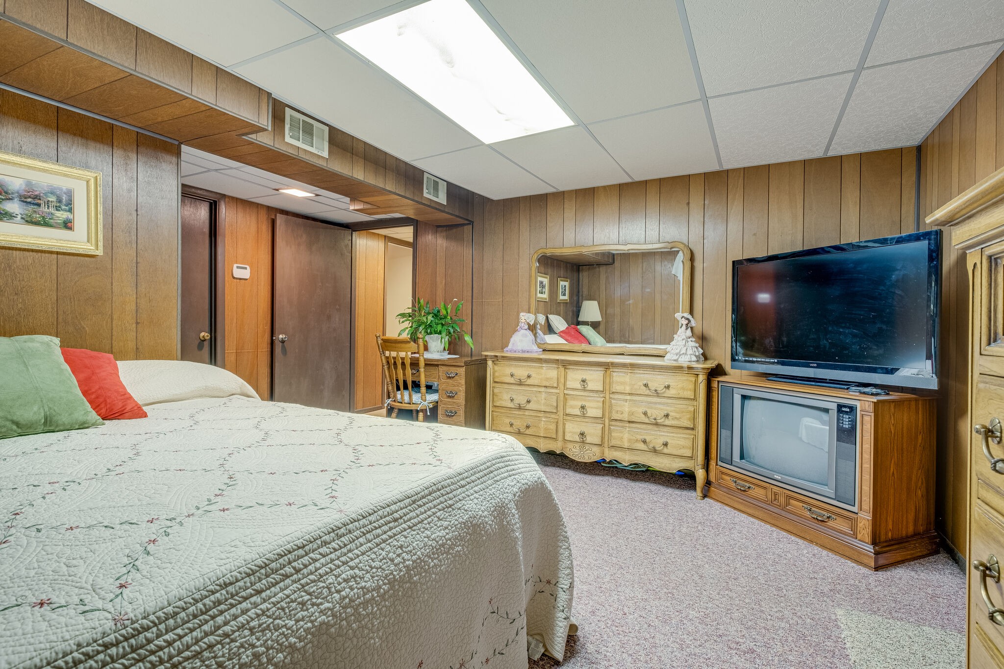236 Bart Drive Antioch, TN 37013 - Photo 21 of 23 a bedroom with a bed and flat screen tv