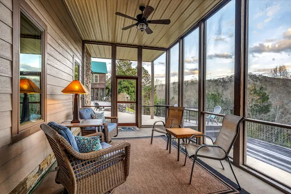 a view of a tennis court