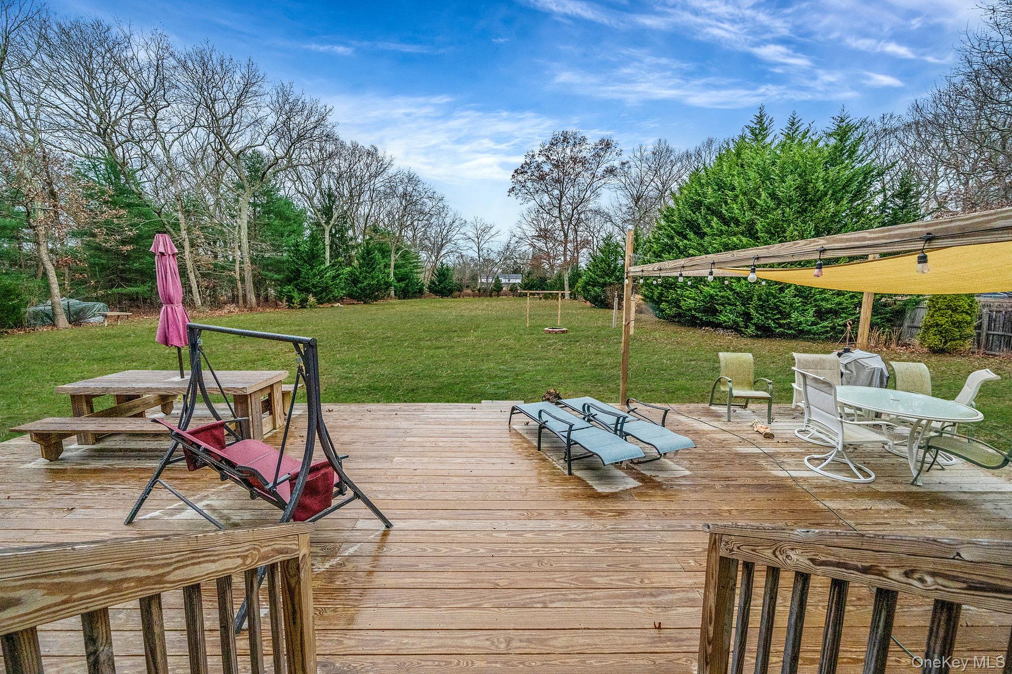 152 Wood Road Centereach, NY 11720 - Photo 28 of 35 a view of outdoor space yard deck and patio