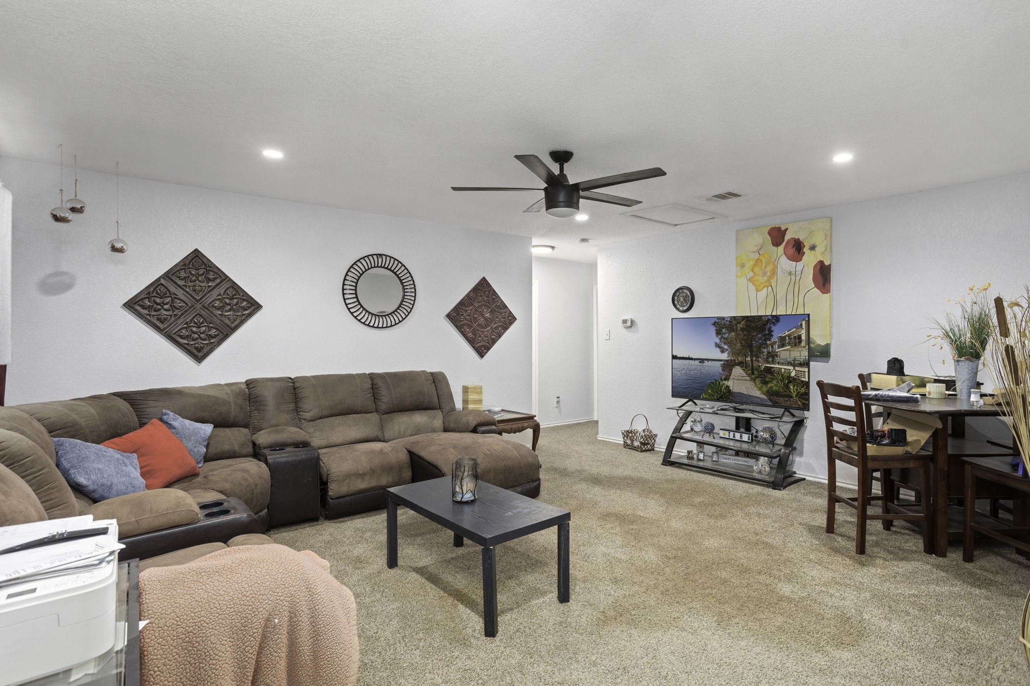 4518 Rothberger Way San Antonio, TX 78244 - Photo 11 of 18 a living room with furniture and wooden floor