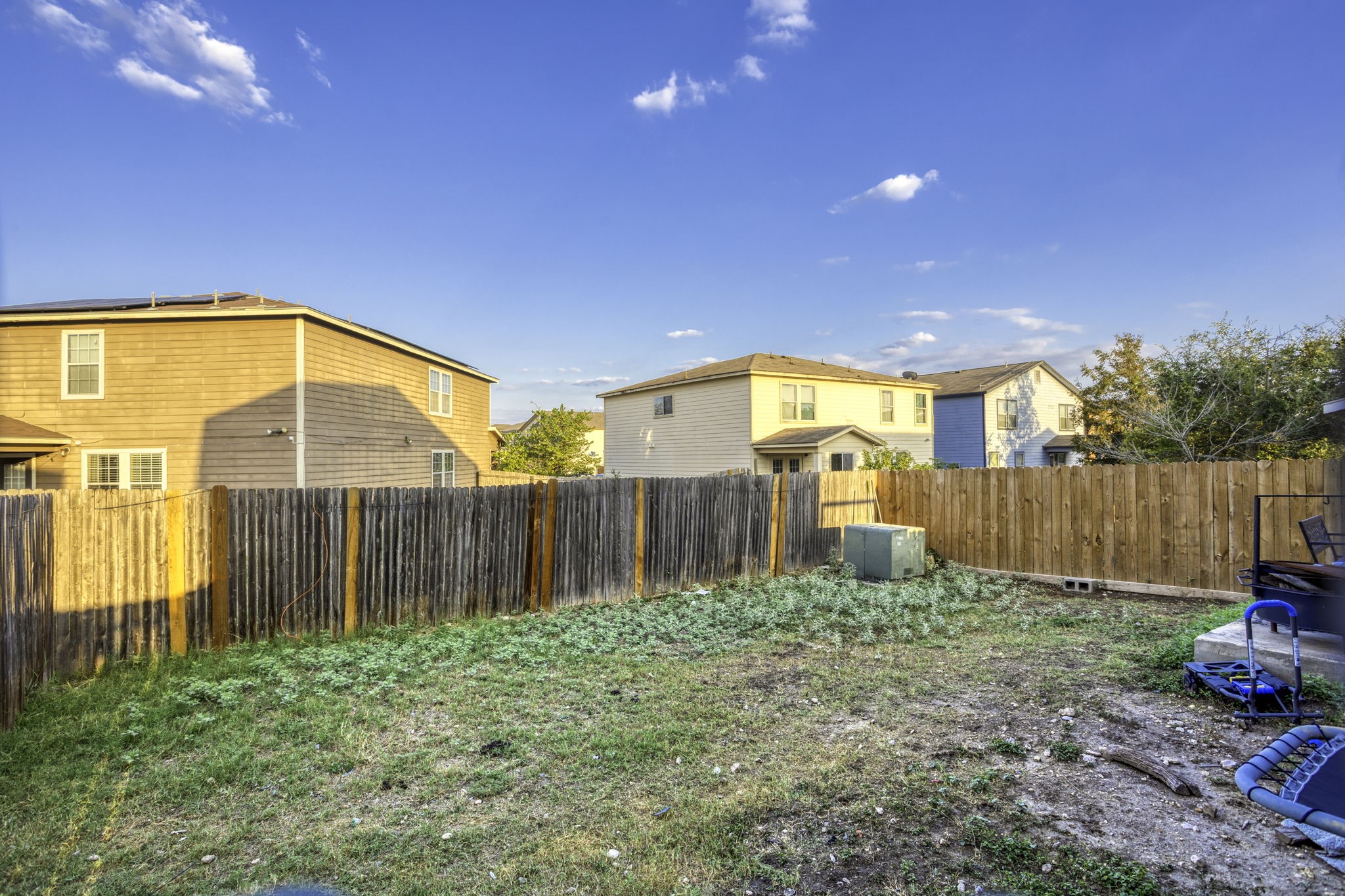 4518 Rothberger Way San Antonio, TX 78244 - Photo 17 of 18 a view of a backyard with wooden fence