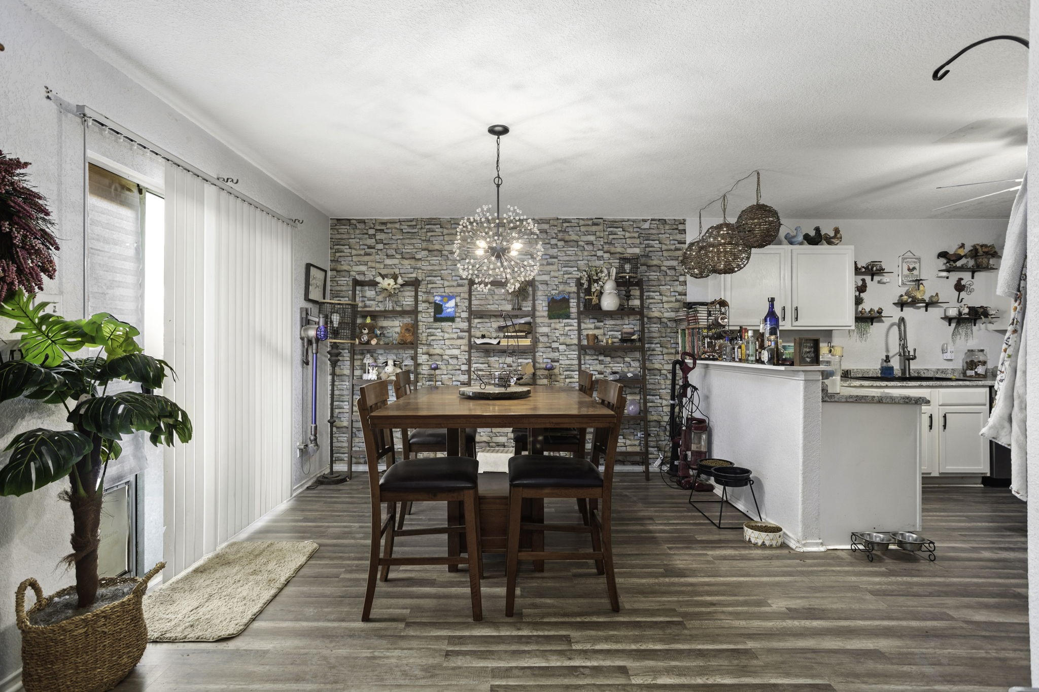 4518 Rothberger Way San Antonio, TX 78244 - Photo 6 of 18 a view of a dining room with furniture and wooden floor