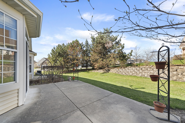 522 Telluride Court Bartlett, IL 60103 - Photo 18 of 18 a view of a yard with basketball court