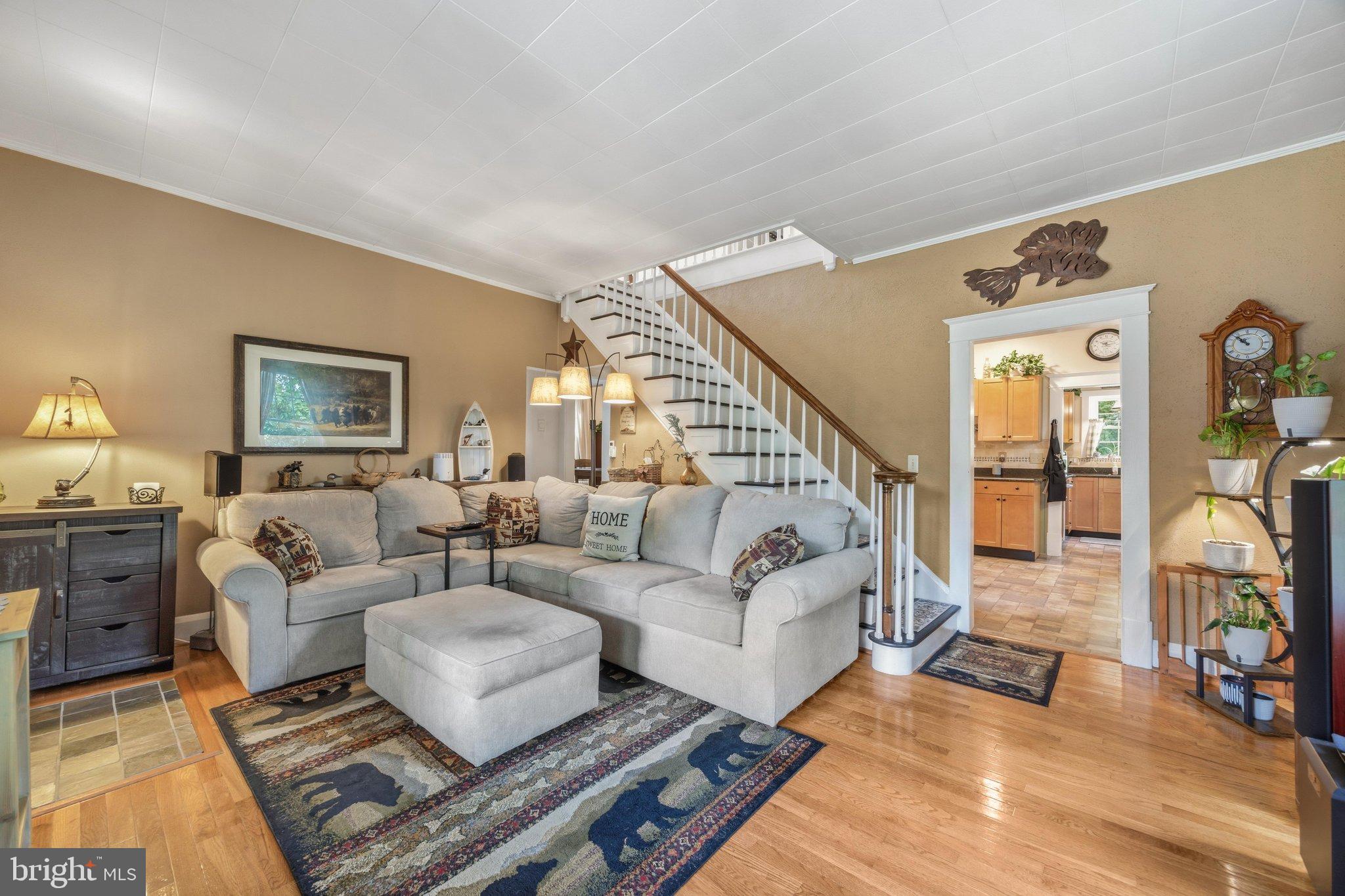 Charming living space with inviting warmth.