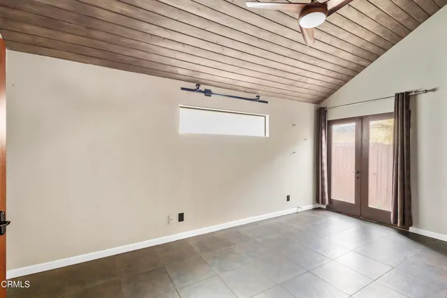 a view of an empty room