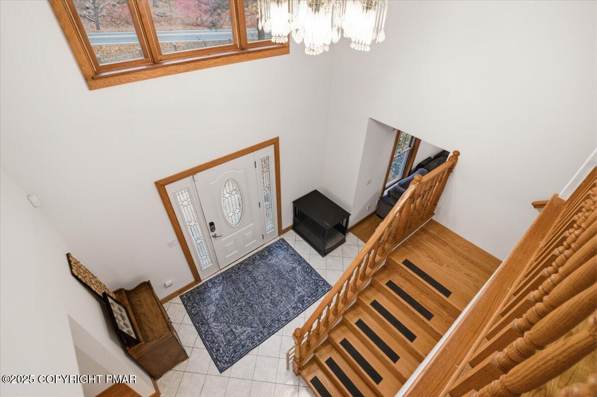 563 Pensyl Creek Road Stroudsburg, PA 18360 - Photo 40 of 143 Foyer area from 3rd fl