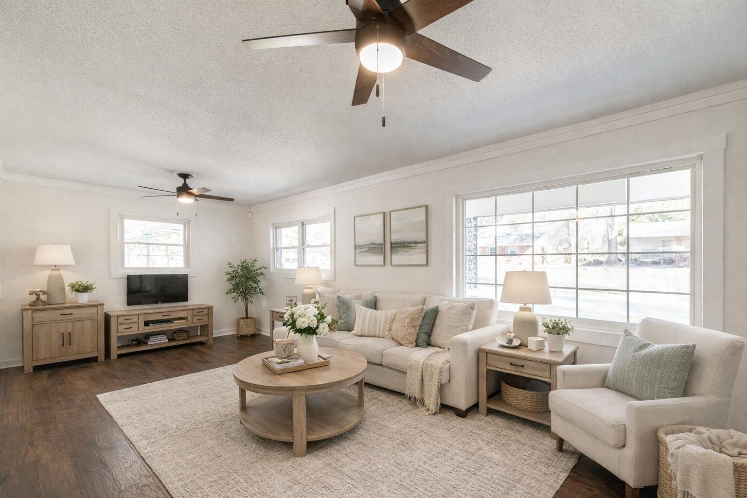 335 Indian Trail Augusta, GA 30907 - Photo 2 of 24 a living room with furniture and a large window