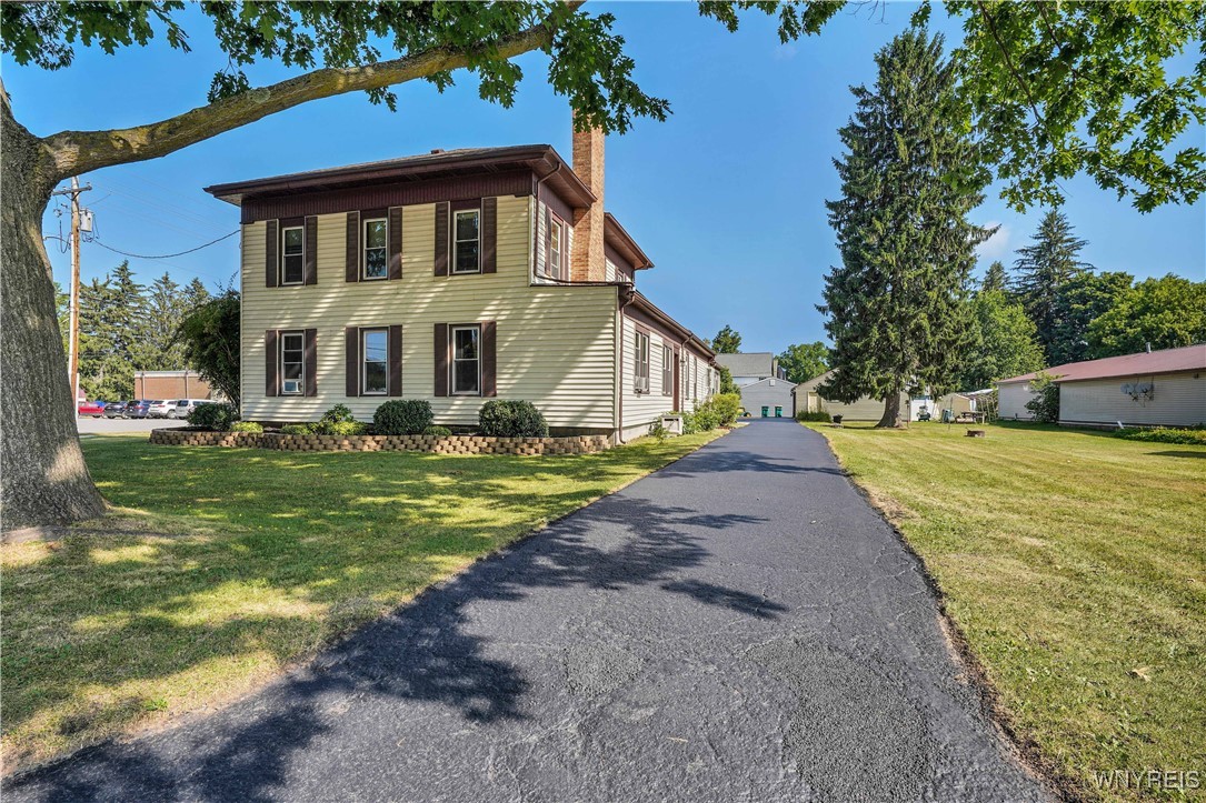 Main Street front of home