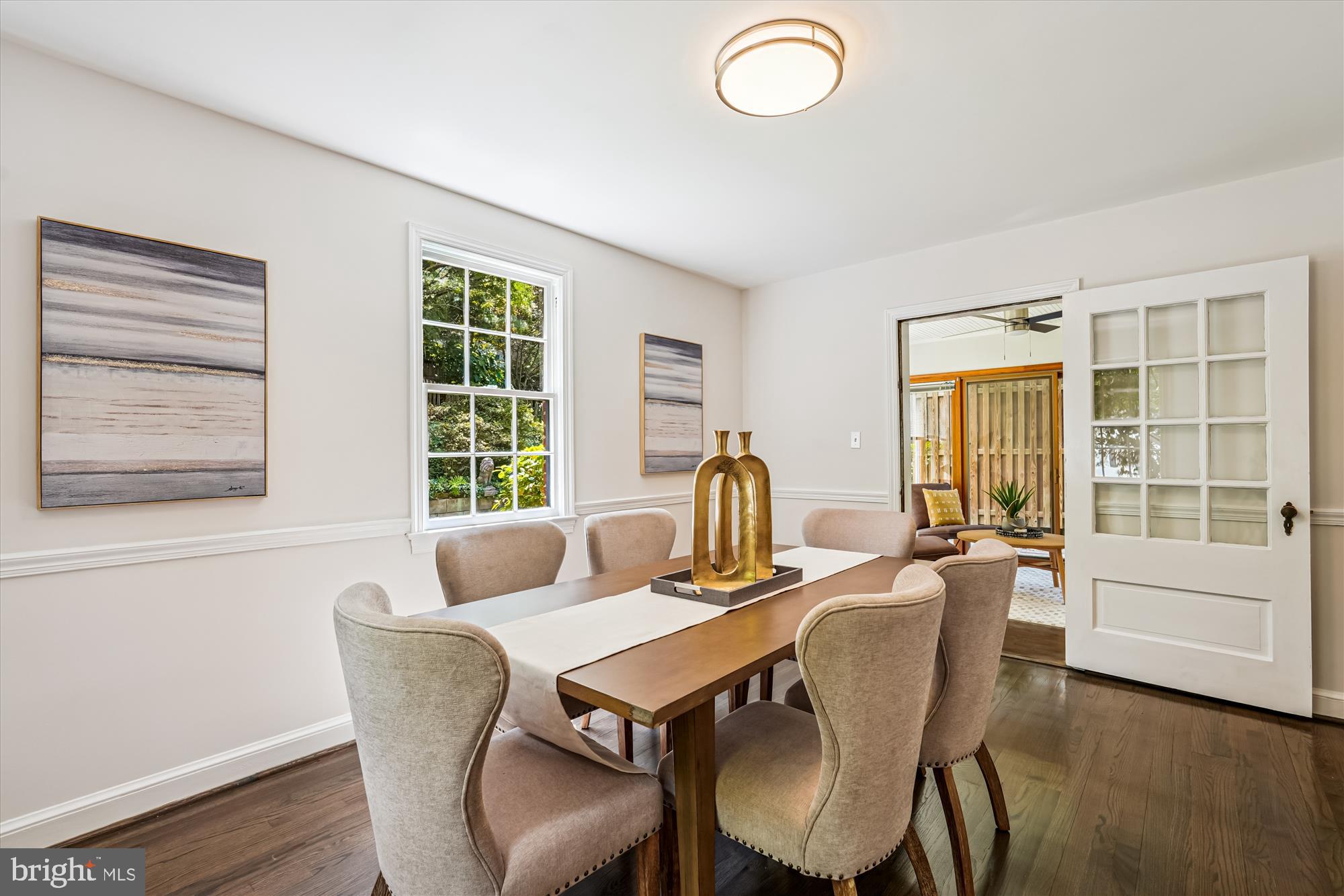 7206 Pinehurst Parkway Chevy Chase, MD 20815 - Photo 11 of 56 a dining room with furniture and window