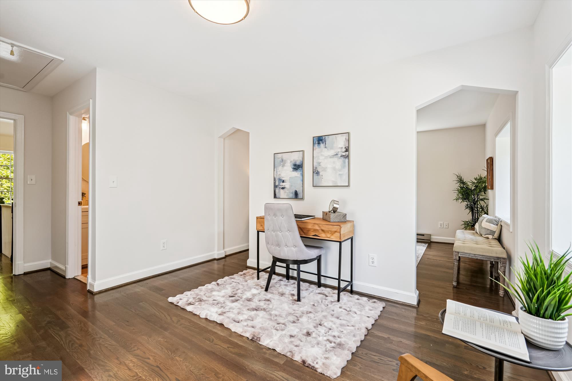 7206 Pinehurst Parkway Chevy Chase, MD 20815 - Photo 25 of 56 a living room with furniture and wooden floor
