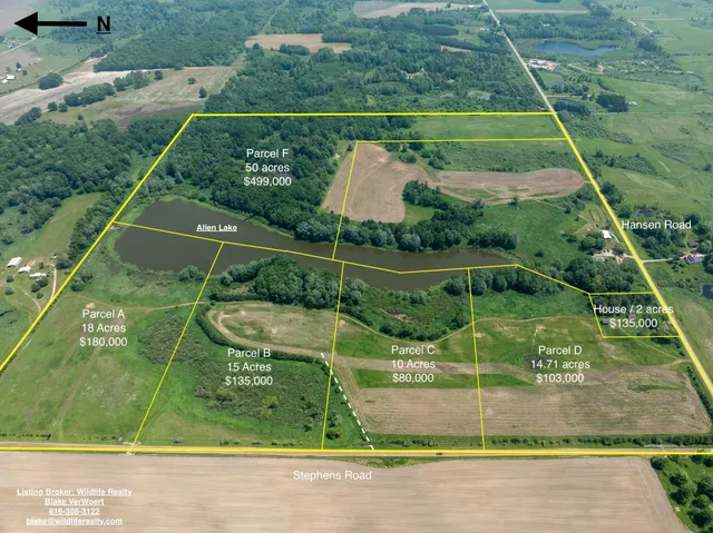 $80,000 | Parcel C North Stephens Road, Custer, MI 49405