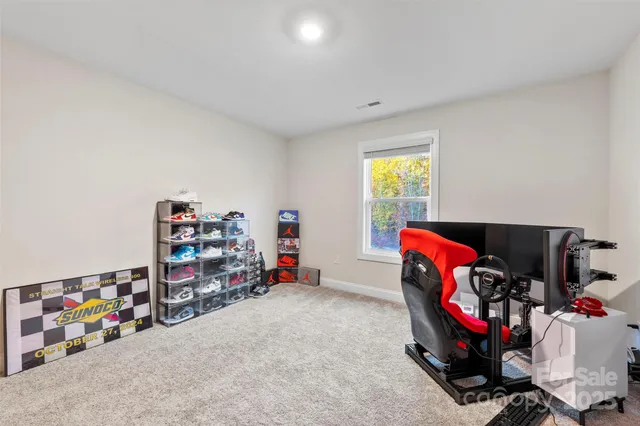 a view of a room with toys