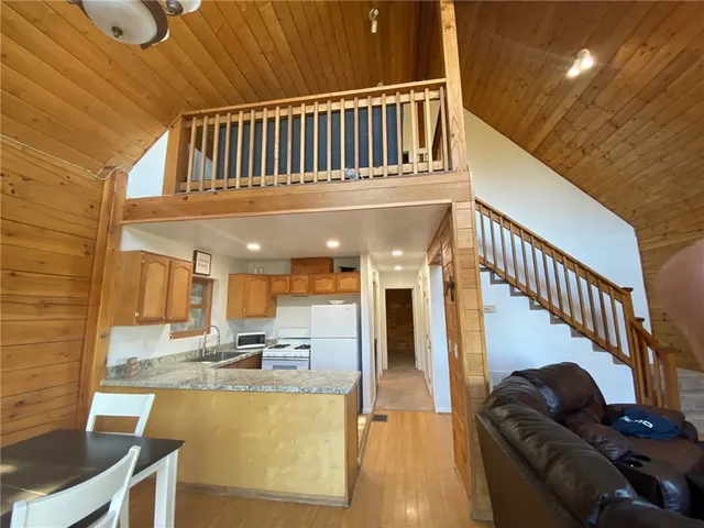 a view of lobby with furniture