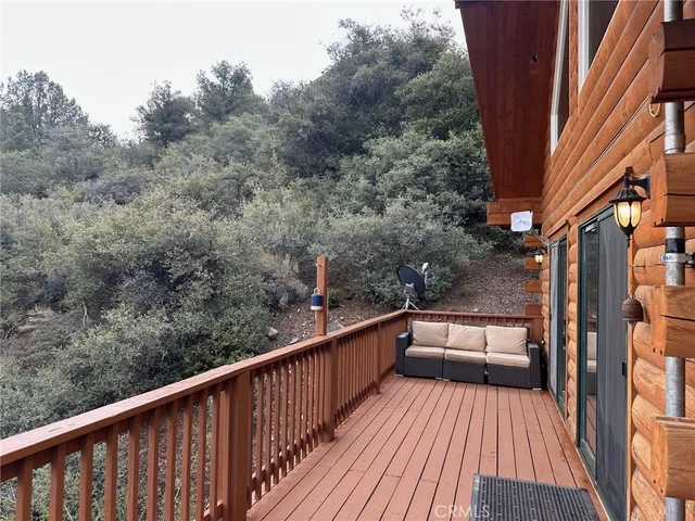 a view of balcony of a house