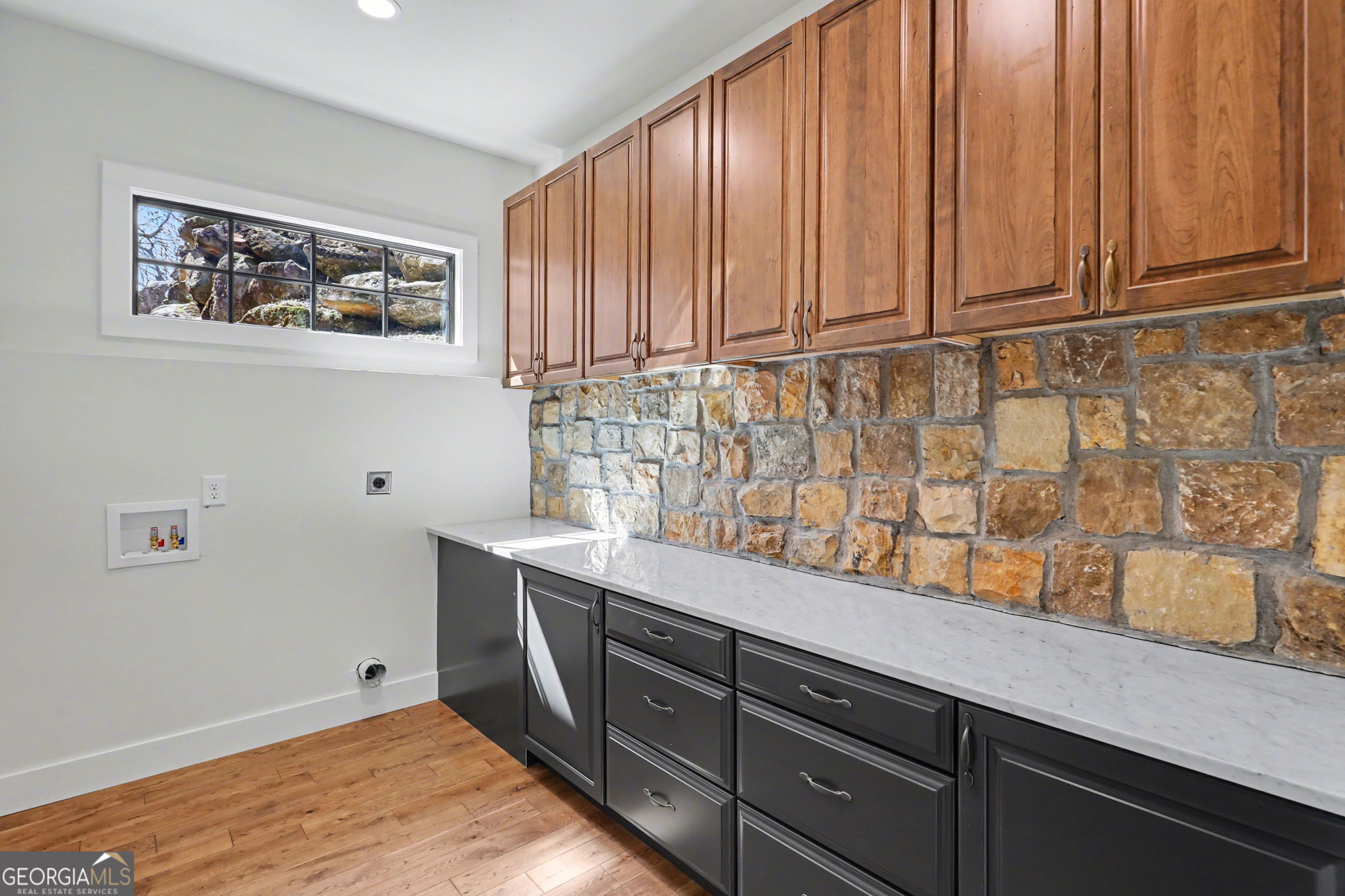 416 Winding View Clayton, GA 30525 - Photo 39 of 61 a view of cabinets with wooden floor and cabinets