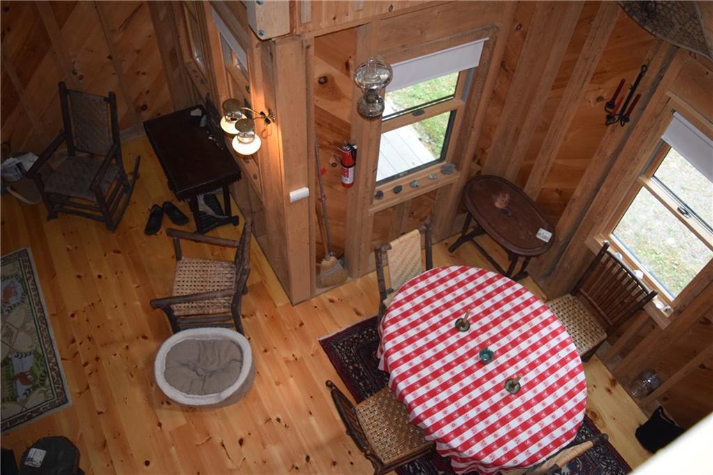 572 Sys Road Lakeville, ME 04487 - Photo 11 of 35 Bird's eye view from the loft to the...