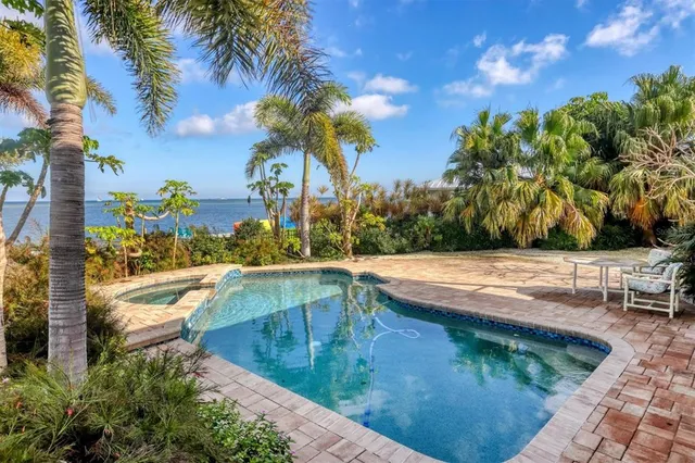 a view of a park with slide