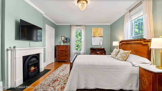 a view of a lush green field