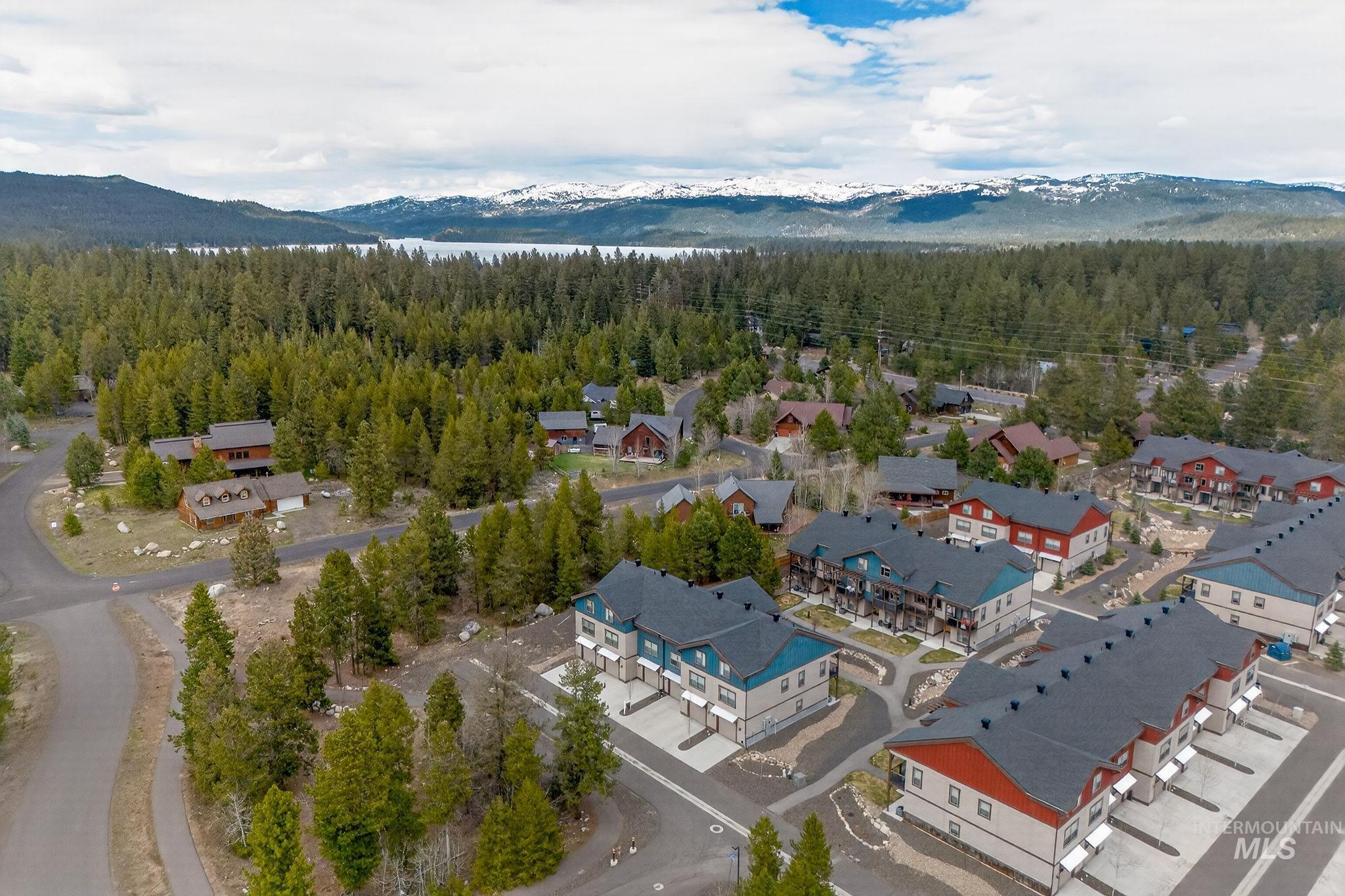 311 Broken Ridge Way McCall, ID 83638 - Photo 37 of 44 Contemporary townhome community featuring multi-level units with pitched roofs and distinct color palettes
