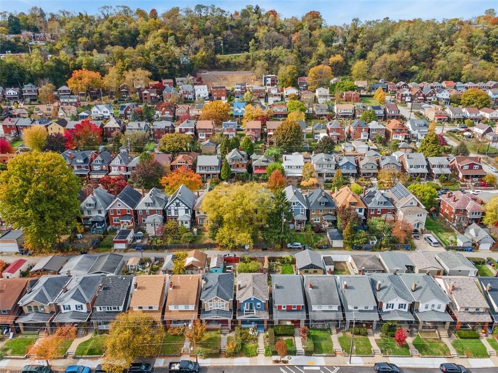 1141 Chislett Street Pittsburgh, PA 15206 - Photo 30 of 34 an aerial view of residential building with parking