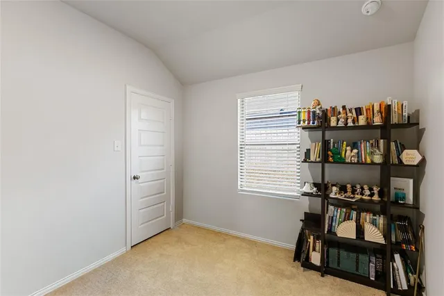a room with storage and utility room