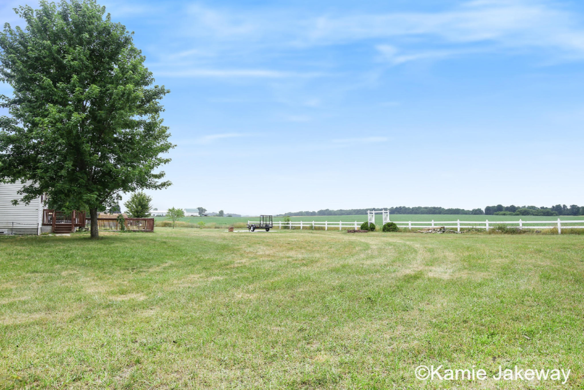 9856 Belding Road Belding, MI 48809 - Photo 34 of 35 Back yard view