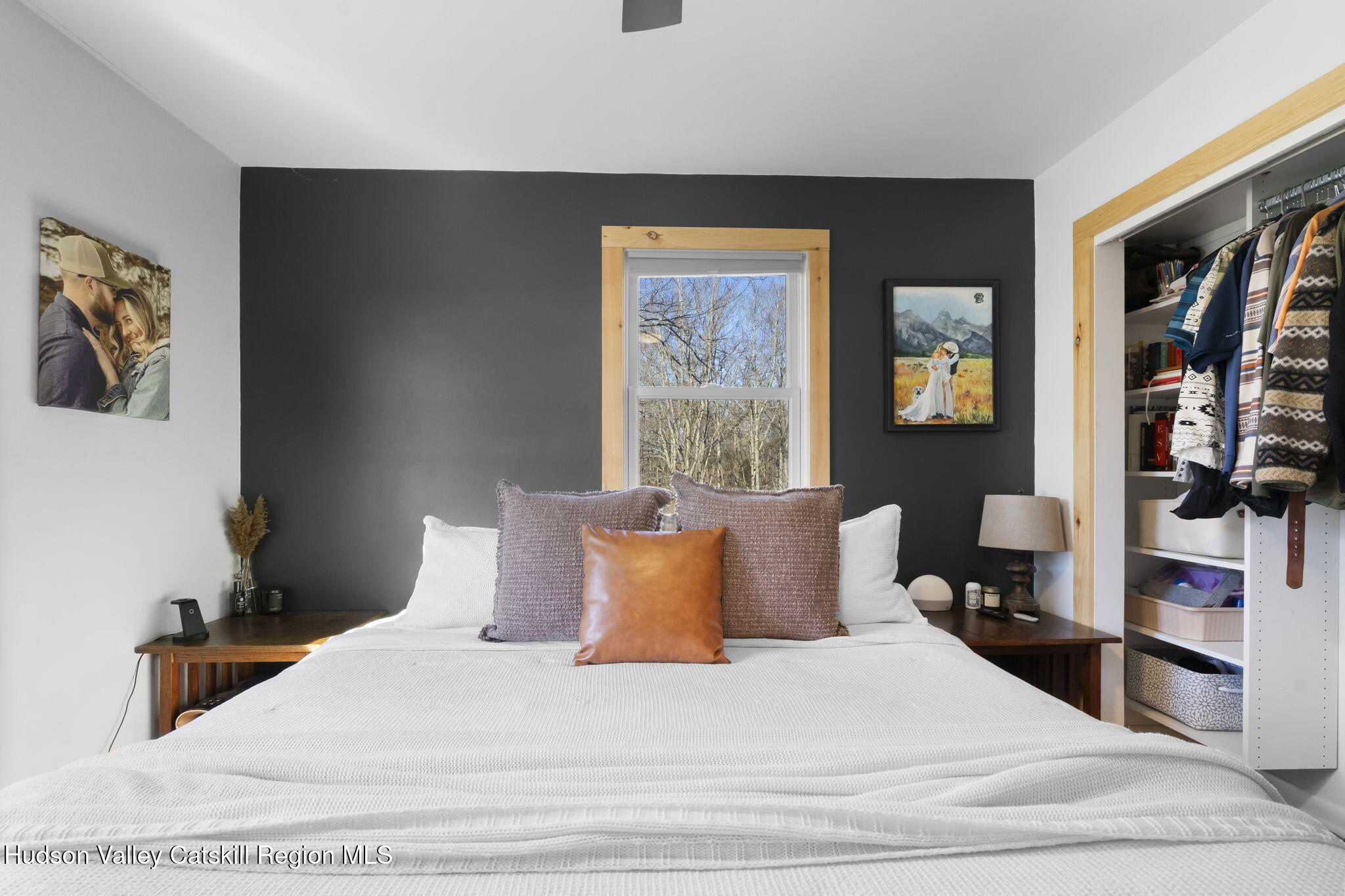 437 Sharptown Road Stuyvesant, NY 12173 - Photo 18 of 39 a bedroom with a bed and wooden floor