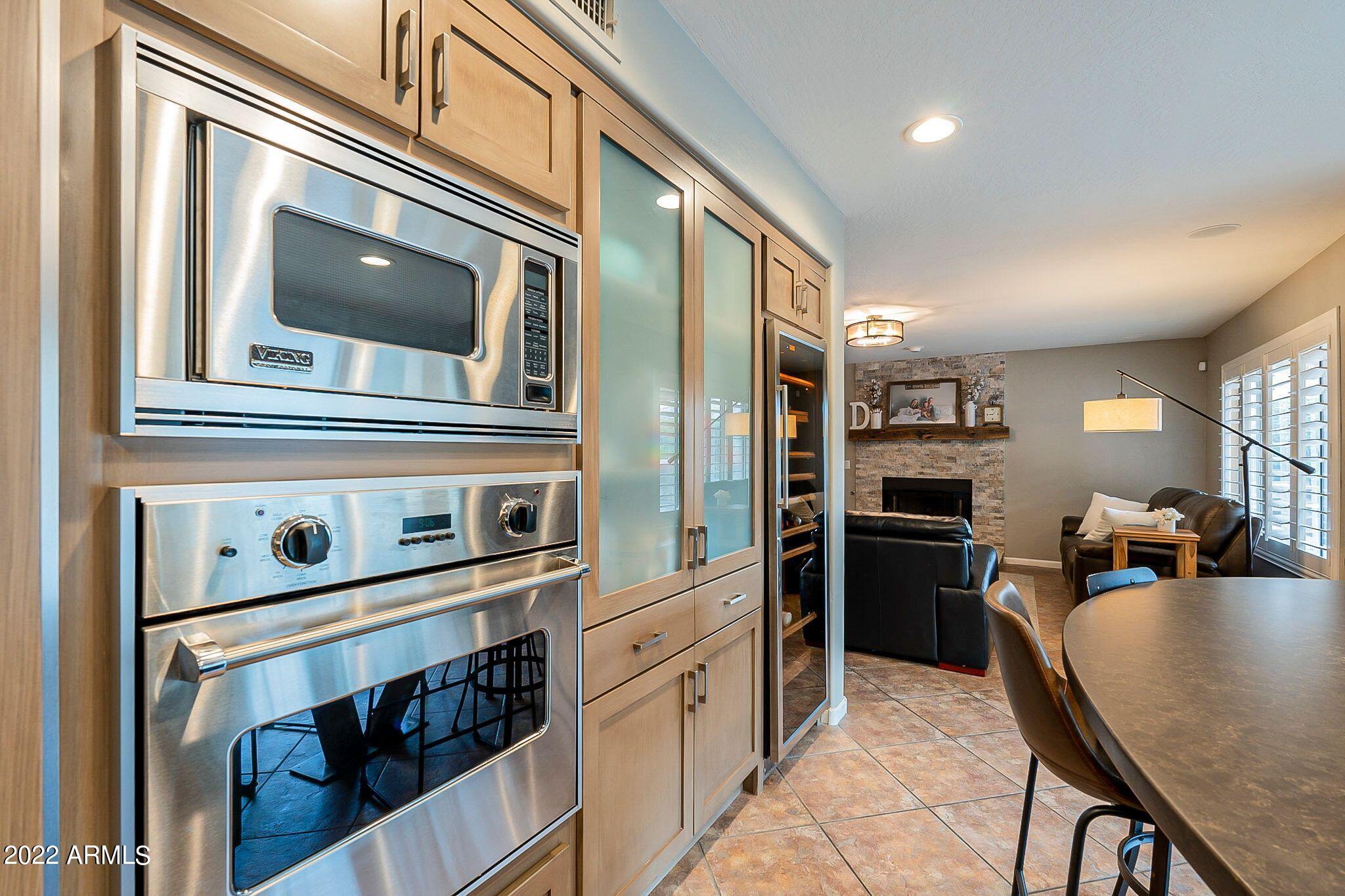 3425 East Clark Road Phoenix, AZ 85050 - Photo 12 of 59 Viking Oven and Microwave + Wine Fridge